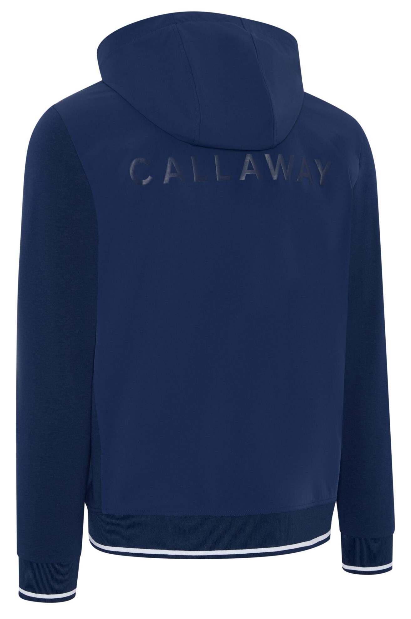 Callaway Mid Century Mixed Media Hooded 1/4 Zip męska bluza, medieval blue