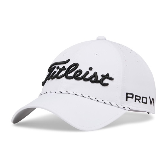 Titleist Tour Breezer męska czapka z daszkiem, biała