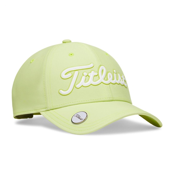 Titleist Players Ball Marker czapka męska, limonkowa