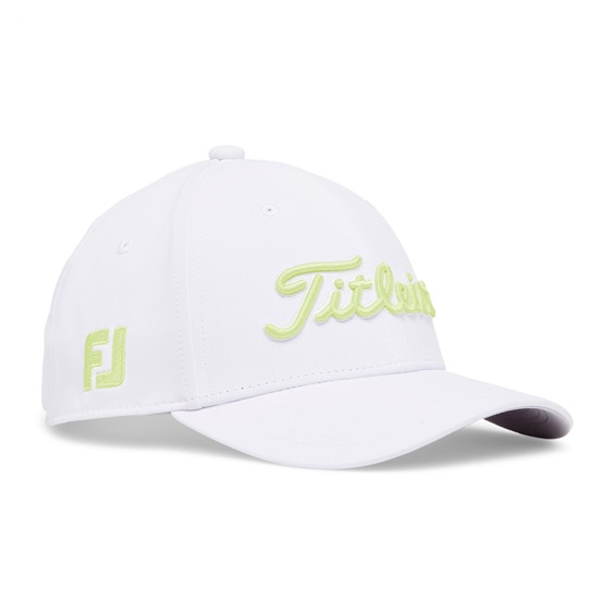 Titleist Junior Tour Performance czapka z daszkiem dla dzieci, biała