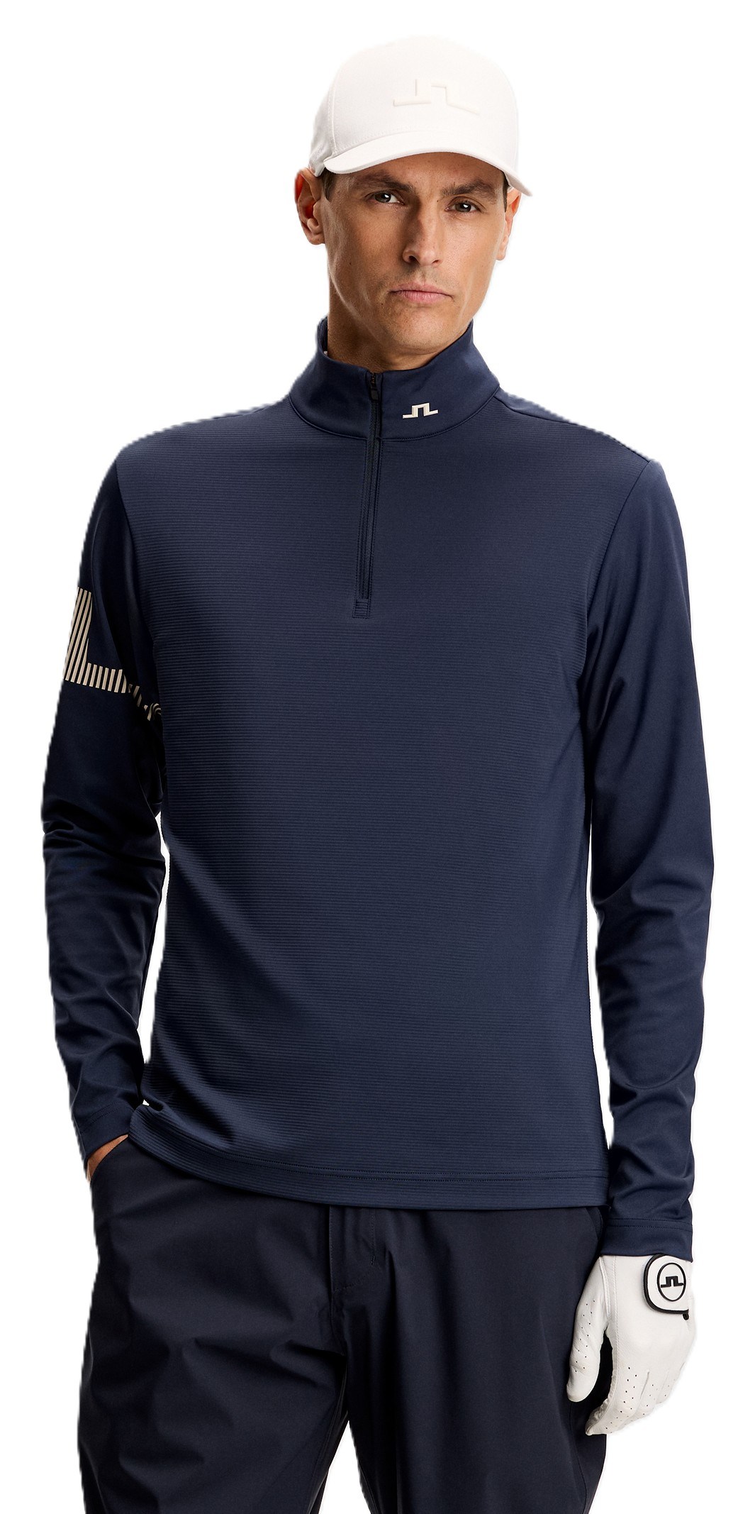 J.Lindeberg Heath Strike Mid Layer męska bluza, JL Navy