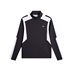 J.Lindeberg Lukas Quarter Zip Mid Layer męska bluza, czarna