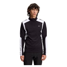 J.Lindeberg Lukas Quarter Zip Mid Layer męska bluza, czarna