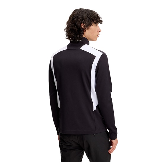 J.Lindeberg Lukas Quarter Zip Mid Layer męska bluza, czarna
