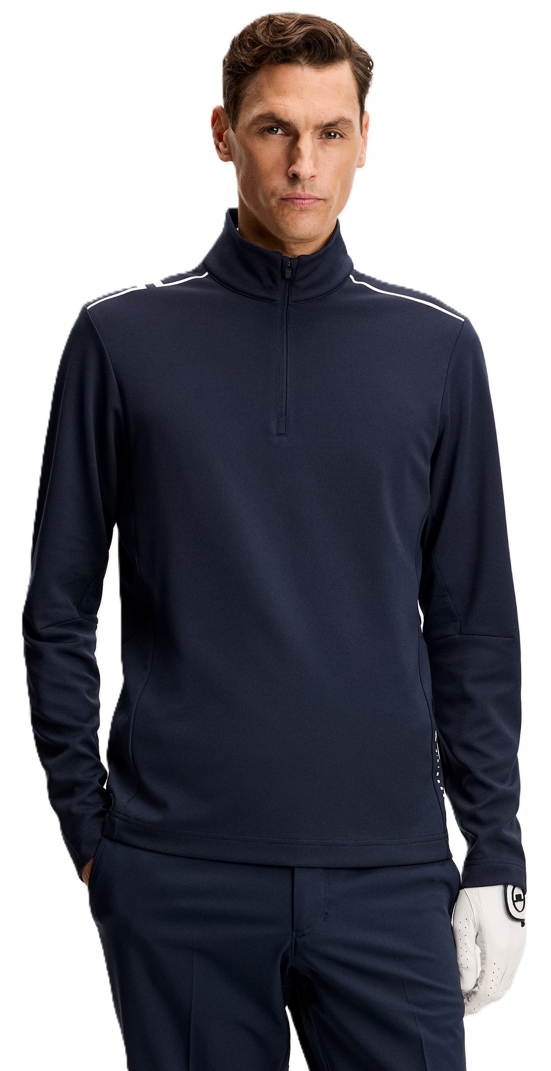 J.Lindeberg Leon Quarter Zip Mid Layer męska bluza, JL navy