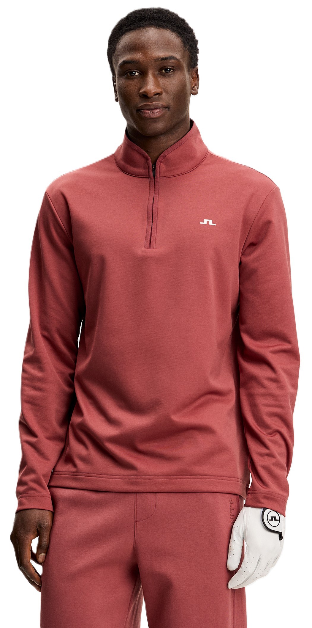 J.Lindeberg Clide Quarter Zip Mid Layer męska bluza, apple butter