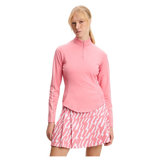 J.Lindeberg Adiola Quarter Zip Mid Layer bluza damska, flamingo plume