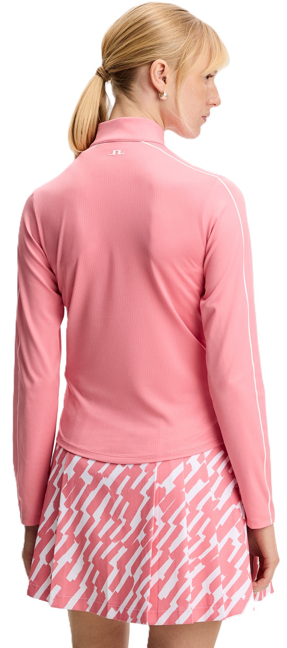 J.Lindeberg Adiola Quarter Zip Mid Layer bluza damska, flamingo plume