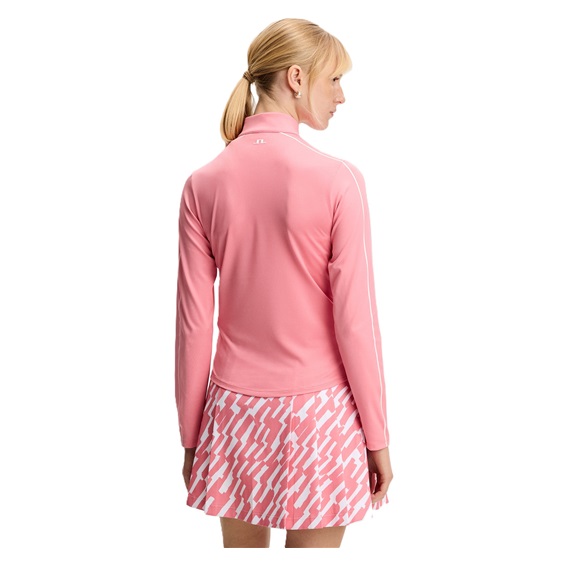 J.Lindeberg Adiola Quarter Zip Mid Layer bluza damska, flamingo plume