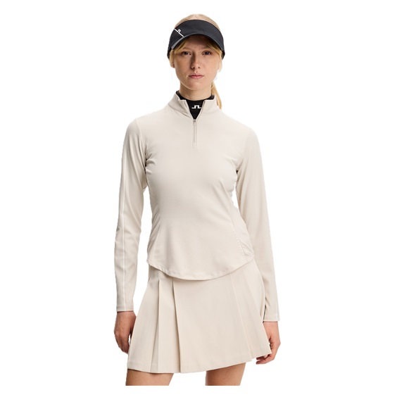 J.Lindeberg Adiola Quarter Zip Mid Layer bluza damska, moonbeam