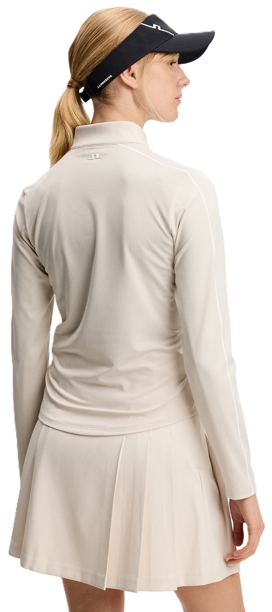 J.Lindeberg Adiola Quarter Zip Mid Layer bluza damska, moonbeam