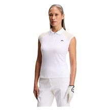 J.Lindeberg Lei damskie polo, białe