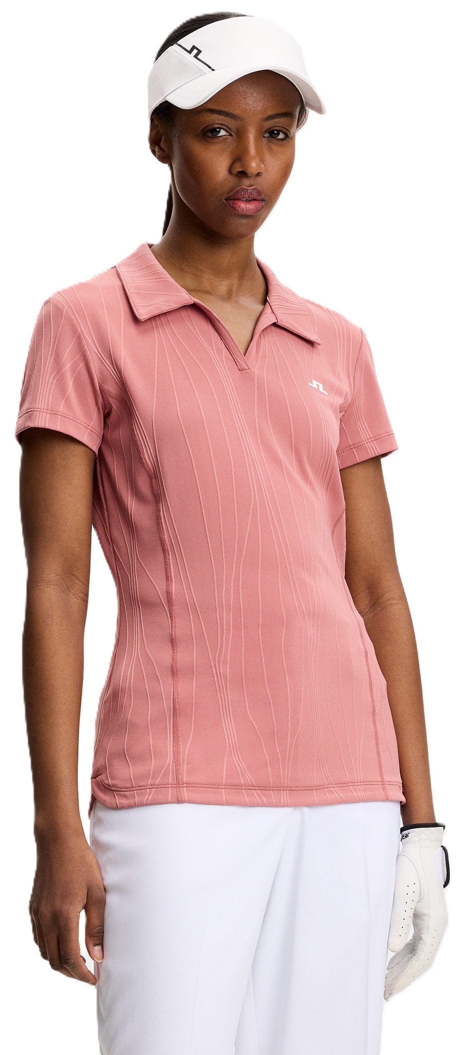 J.Lindeberg Marlie damskie polo, withered rose