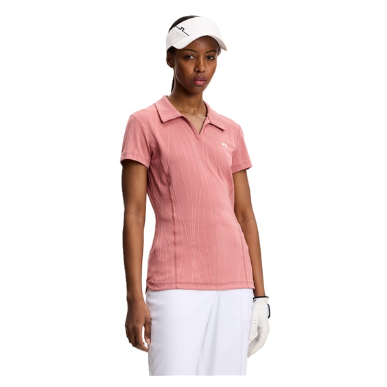 J.Lindeberg Marlie damskie polo, withered rose