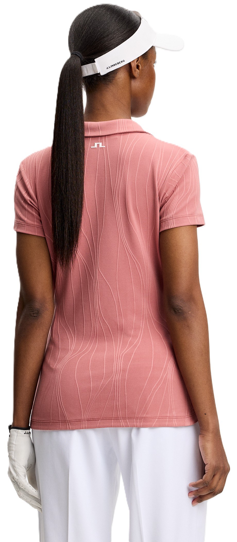 J.Lindeberg Marlie damskie polo, withered rose