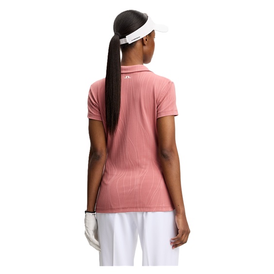 J.Lindeberg Marlie damskie polo, withered rose