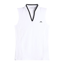 J.Lindeberg Mila Sleeveless damskie polo, białe