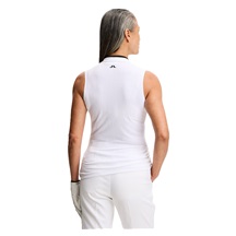 J.Lindeberg Mila Sleeveless damskie polo, białe