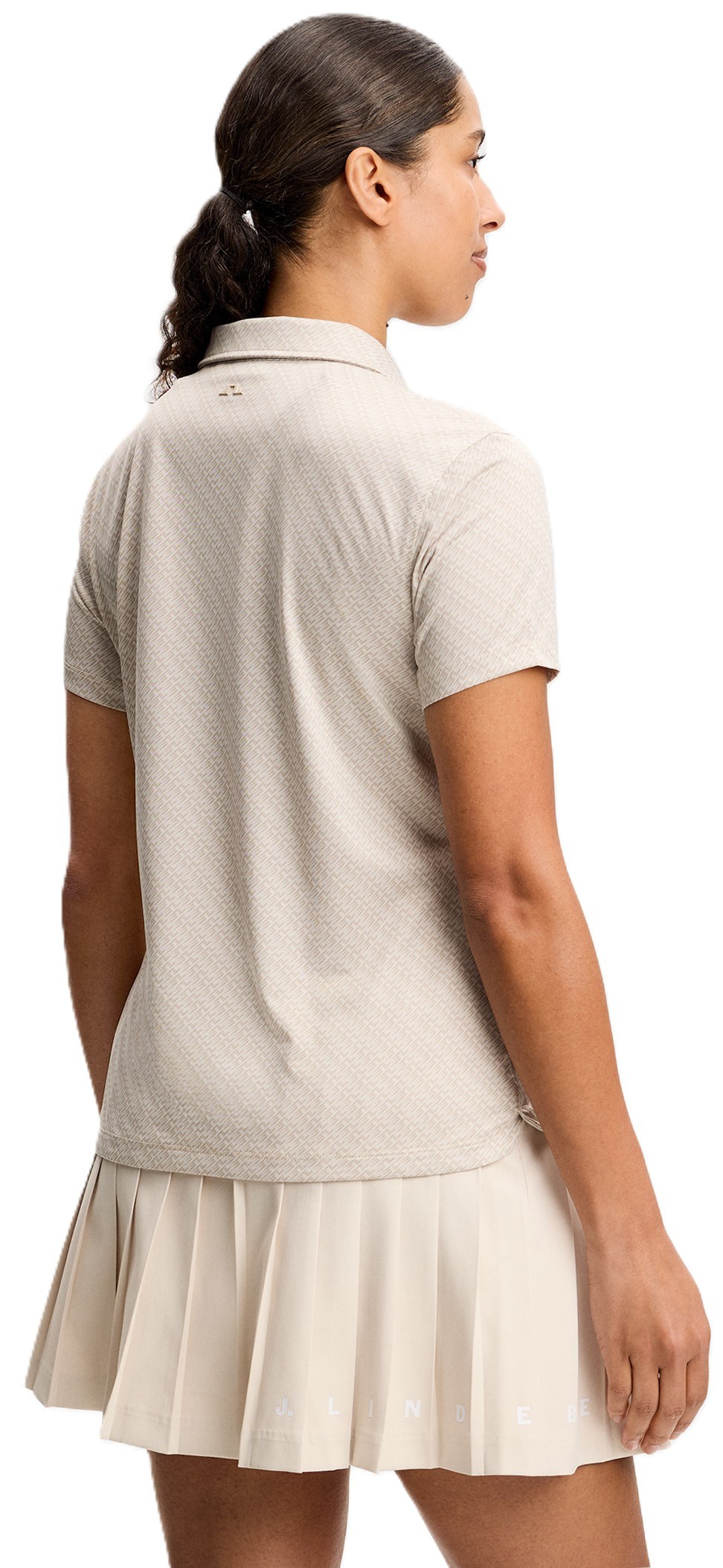 J.Lindeberg Caitlyn damskie polo, flight bridge moonbeam