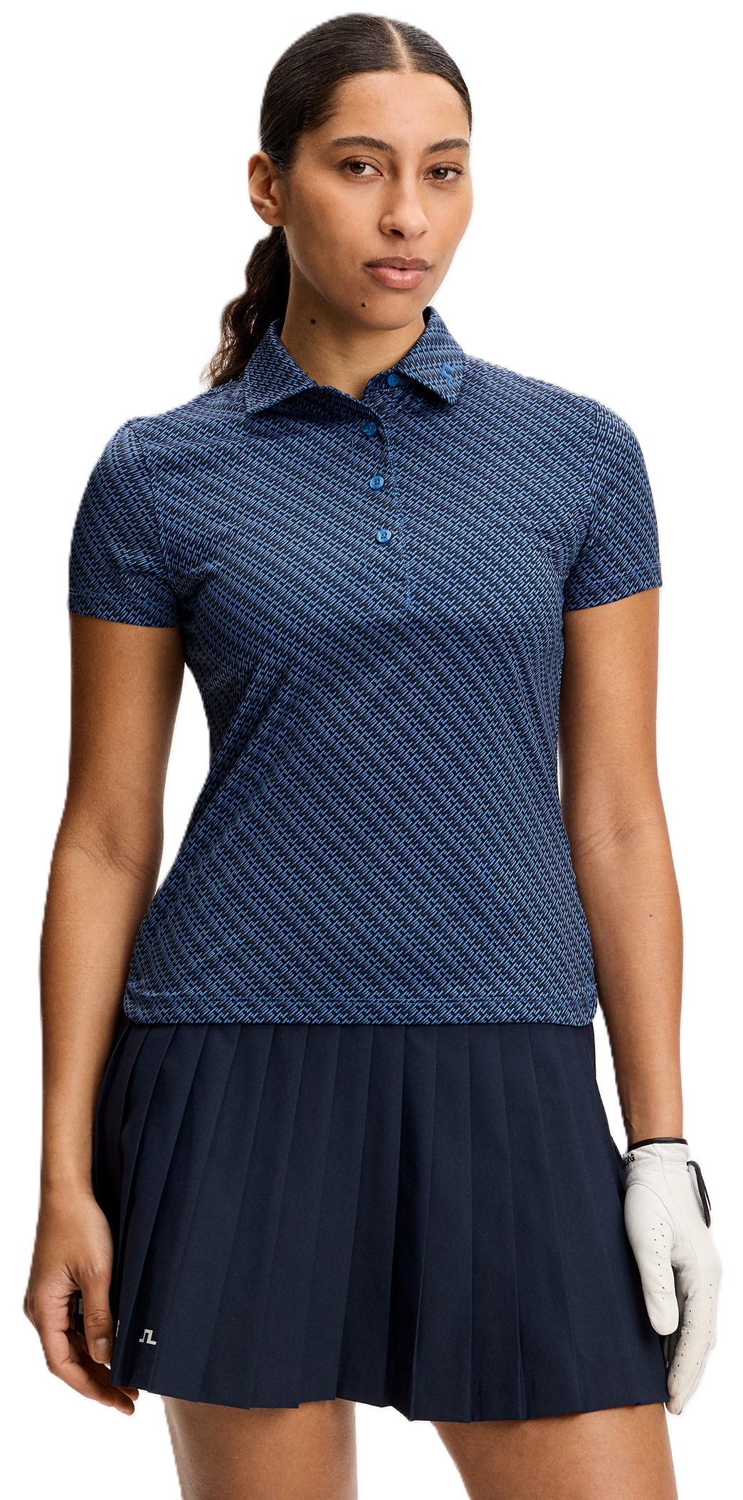 J.Lindeberg Caitlyn damskie polo, flight bridge navy fed