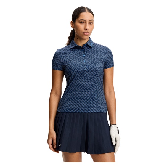 J.Lindeberg Caitlyn damskie polo, flight bridge navy fed