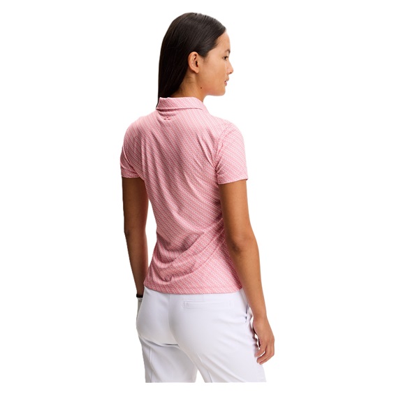 J.Lindeberg Caitlyn damskie polo, flight bridge flamingo