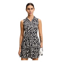 J.Lindeberg Dana Printed sukienka golfowa, oak moonbeam