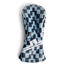 J.Lindeberg Fairway Printed Headcover, bridge stack forget navy