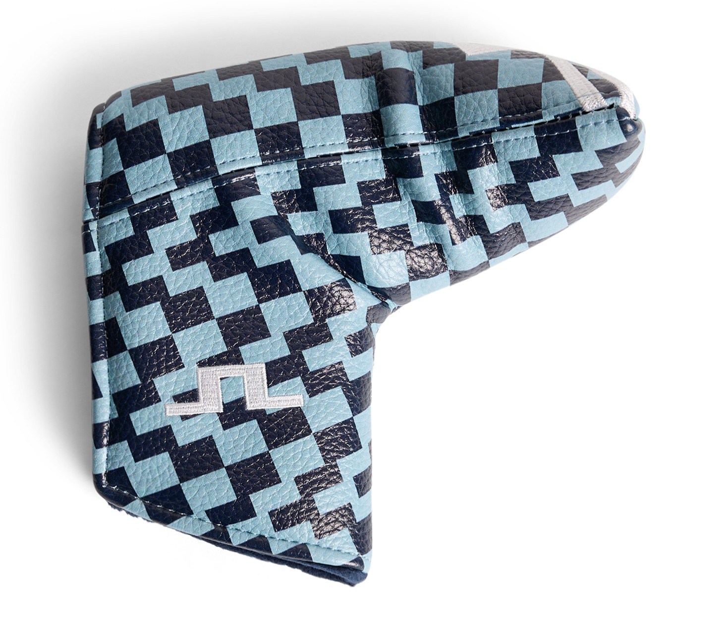 J.Lindeberg Blade Putter Printed Headcover, bridge stack forget navy