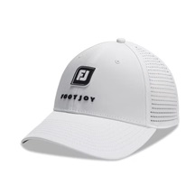 FootJoy Perforated Trucker męska czapka z daszkiem, biała