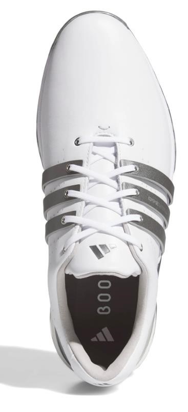 Adidas Tour360 24 męskie buty golfowe, white/iron metal/silver