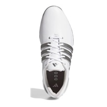 Adidas Tour360 24 męskie buty golfowe, white/iron metal/silver