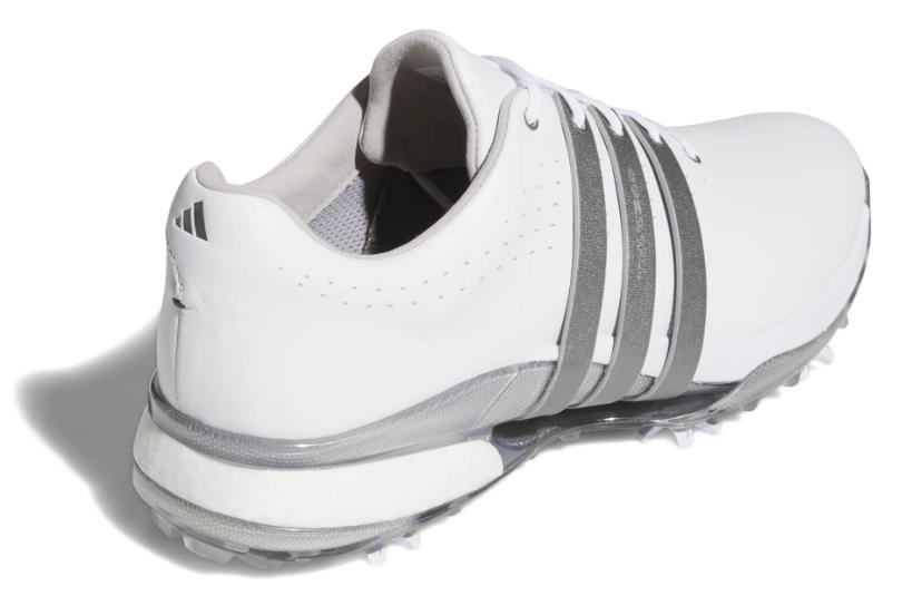 Adidas Tour360 24 męskie buty golfowe, white/iron metal/silver