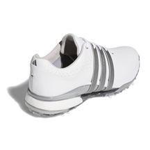Adidas Tour360 24 męskie buty golfowe, white/iron metal/silver