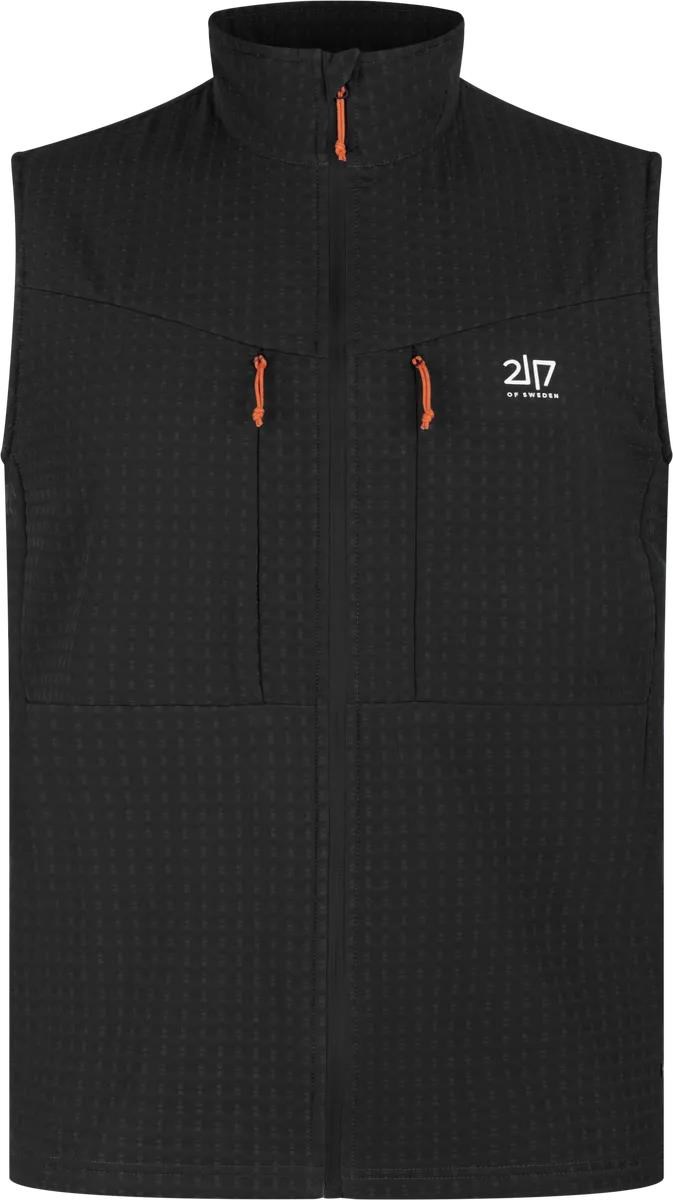 2117 of Sweden Mellom 3D Softshell męska kamizelka, czarna