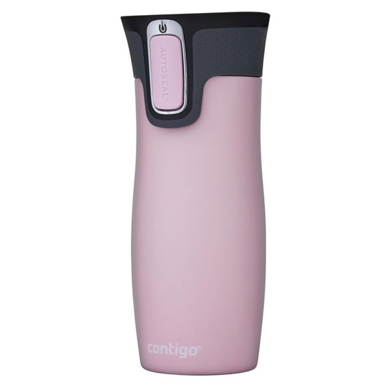 Contigo West Loop kubek termiczny 470 ml, milenial pink