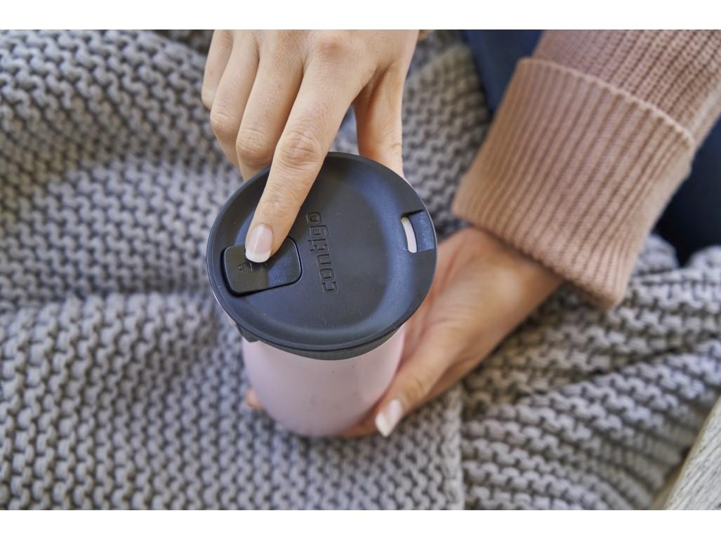 Contigo West Loop kubek termiczny 470 ml, milenial pink