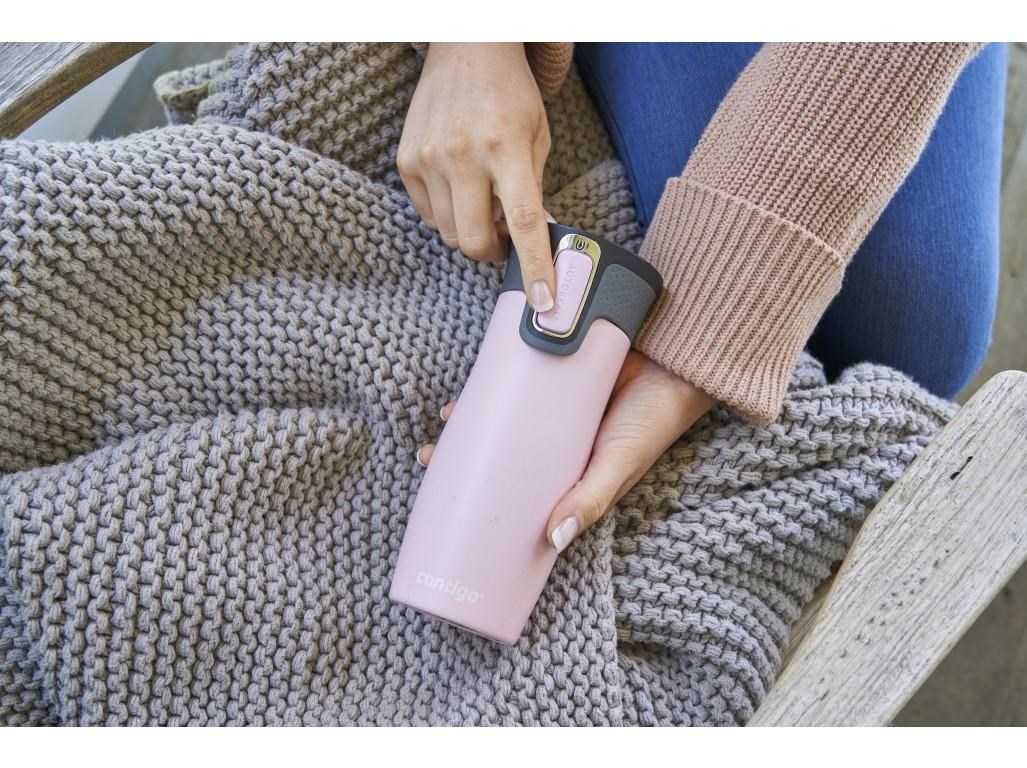 Contigo West Loop kubek termiczny 470 ml, milenial pink