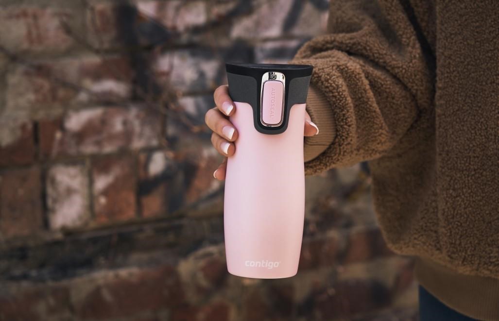Contigo West Loop kubek termiczny 470 ml, milenial pink