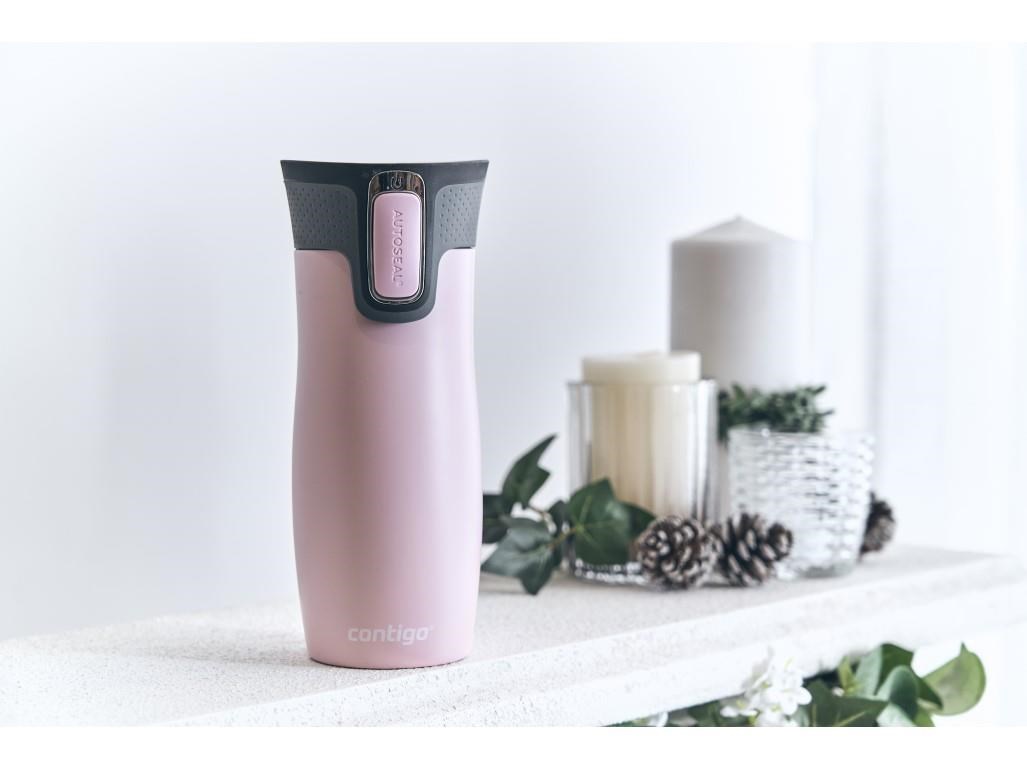 Contigo West Loop kubek termiczny 470 ml, milenial pink