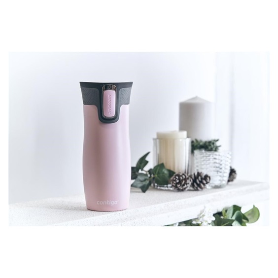 Contigo West Loop kubek termiczny 470 ml, milenial pink