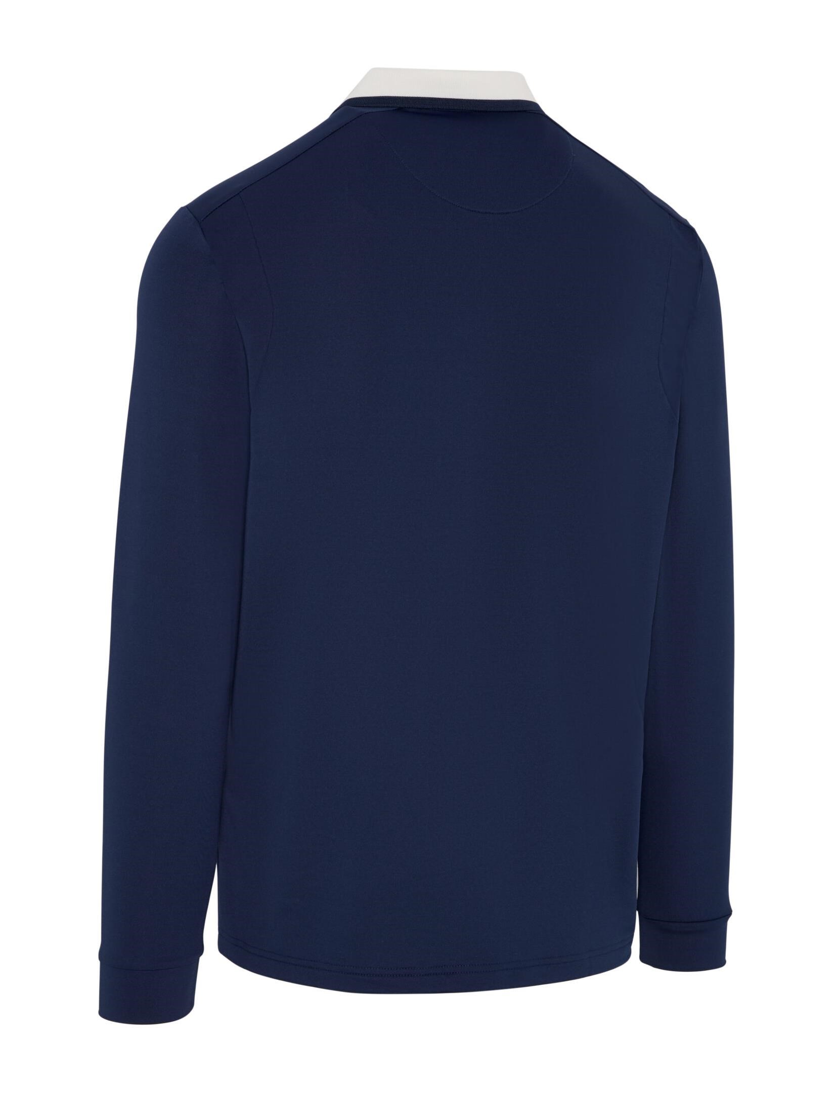 Callaway Mixed Medai Legacy Colection Longsleeve Blocked męskie polo, granatowe