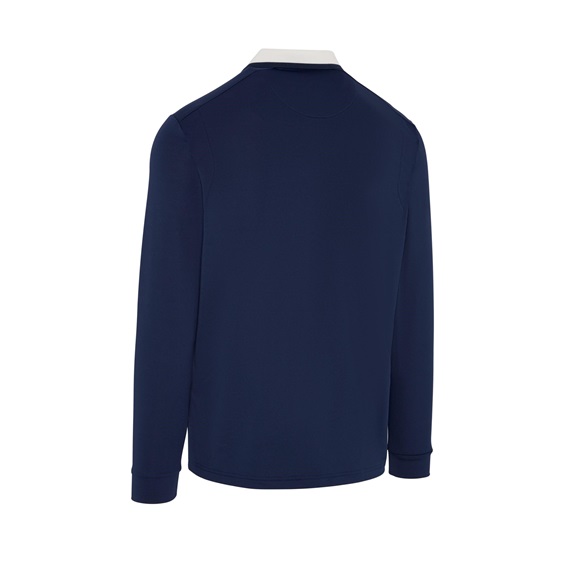 Callaway Mixed Medai Legacy Colection Longsleeve Blocked męskie polo, granatowe