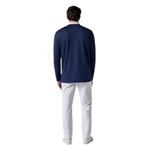 Callaway Mixed Medai Legacy Colection Longsleeve Blocked męskie polo, granatowe