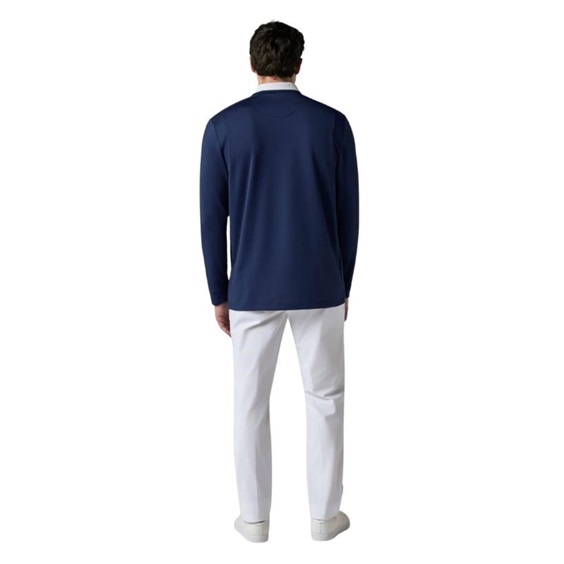 Callaway Mixed Medai Legacy Colection Longsleeve Blocked męskie polo, granatowe