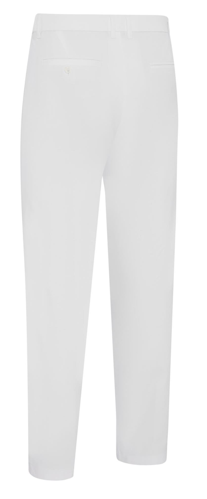 Callaway Legacy Collection Flat Front with elastic rib piecing at waist spodnie męskie, białe