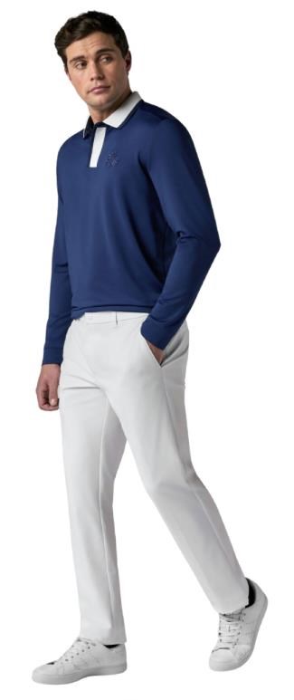 Callaway Legacy Collection Flat Front with elastic rib piecing at waist spodnie męskie, białe