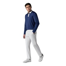 Callaway Legacy Collection Flat Front with elastic rib piecing at waist spodnie męskie, białe