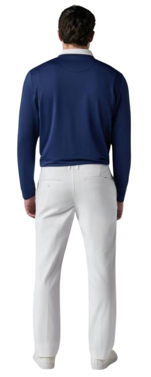 Callaway Legacy Collection Flat Front with elastic rib piecing at waist spodnie męskie, białe