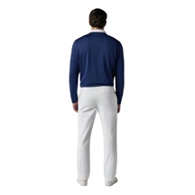 Callaway Legacy Collection Flat Front with elastic rib piecing at waist spodnie męskie, białe